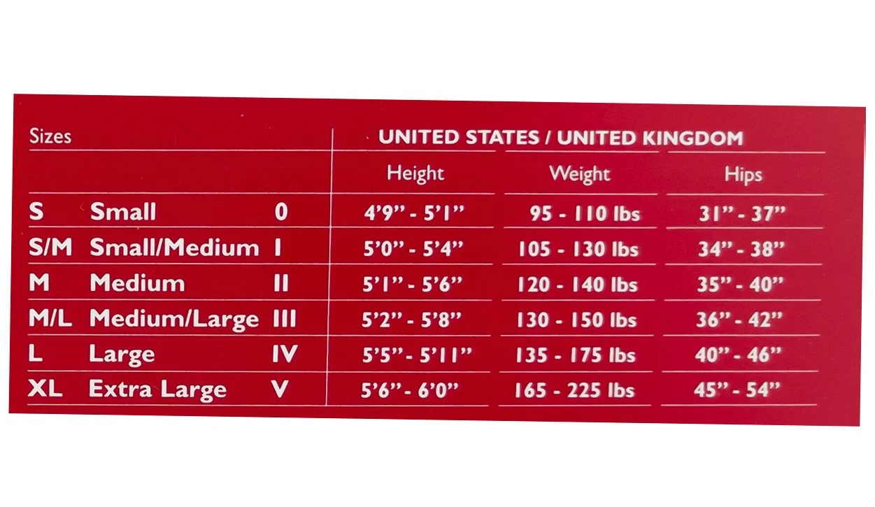 Falke Sizing Chart