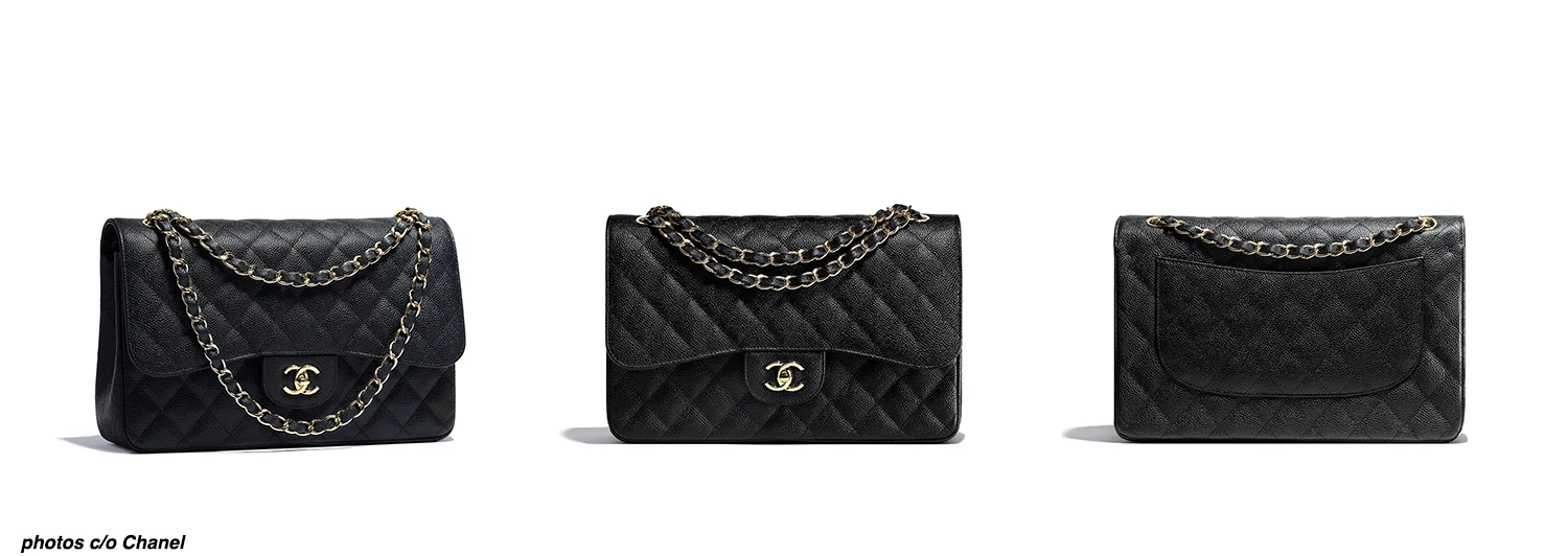 chanel large classic handbag official photos