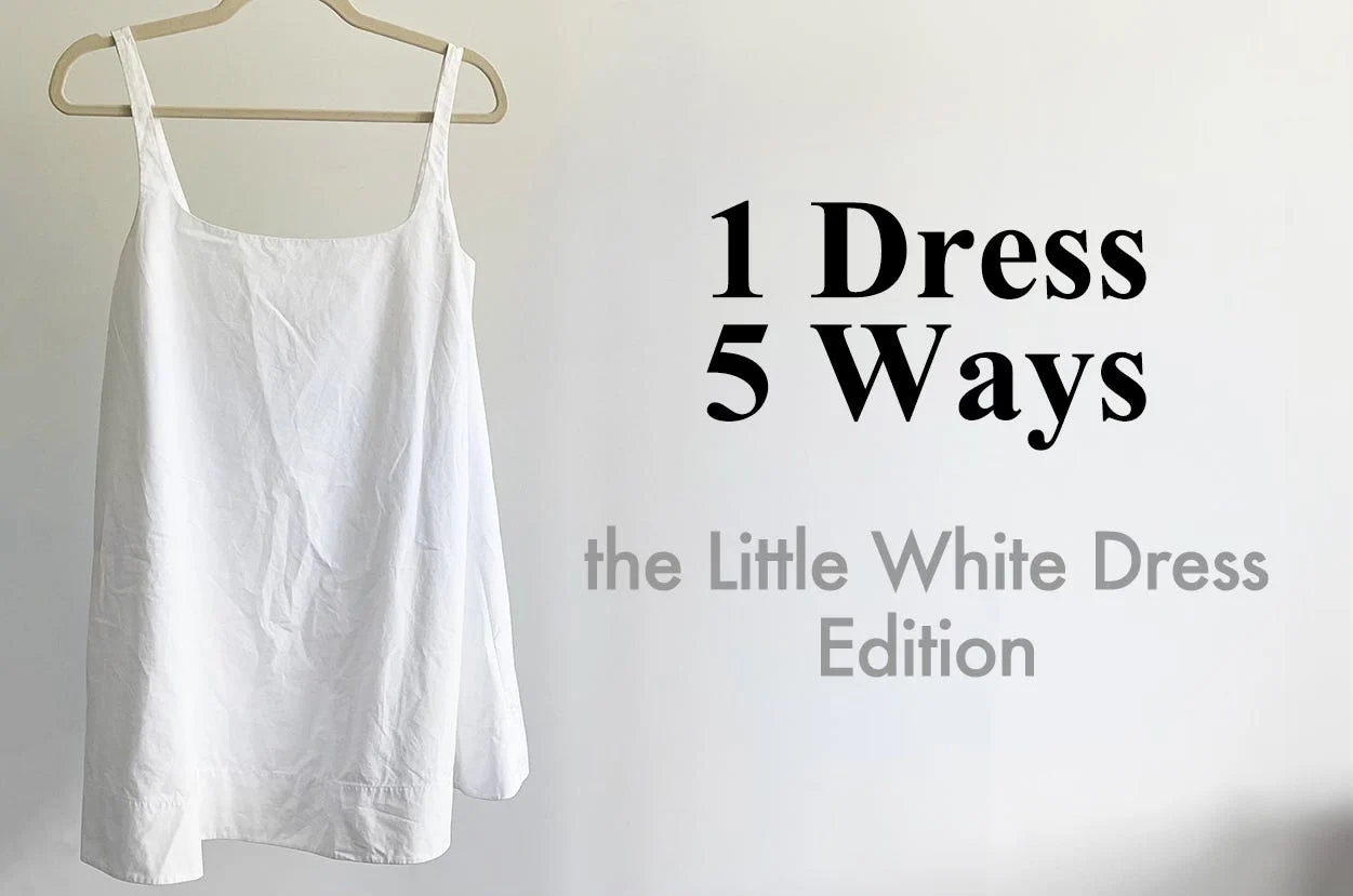 1 Dress, 5 Ways: The Little White Dress