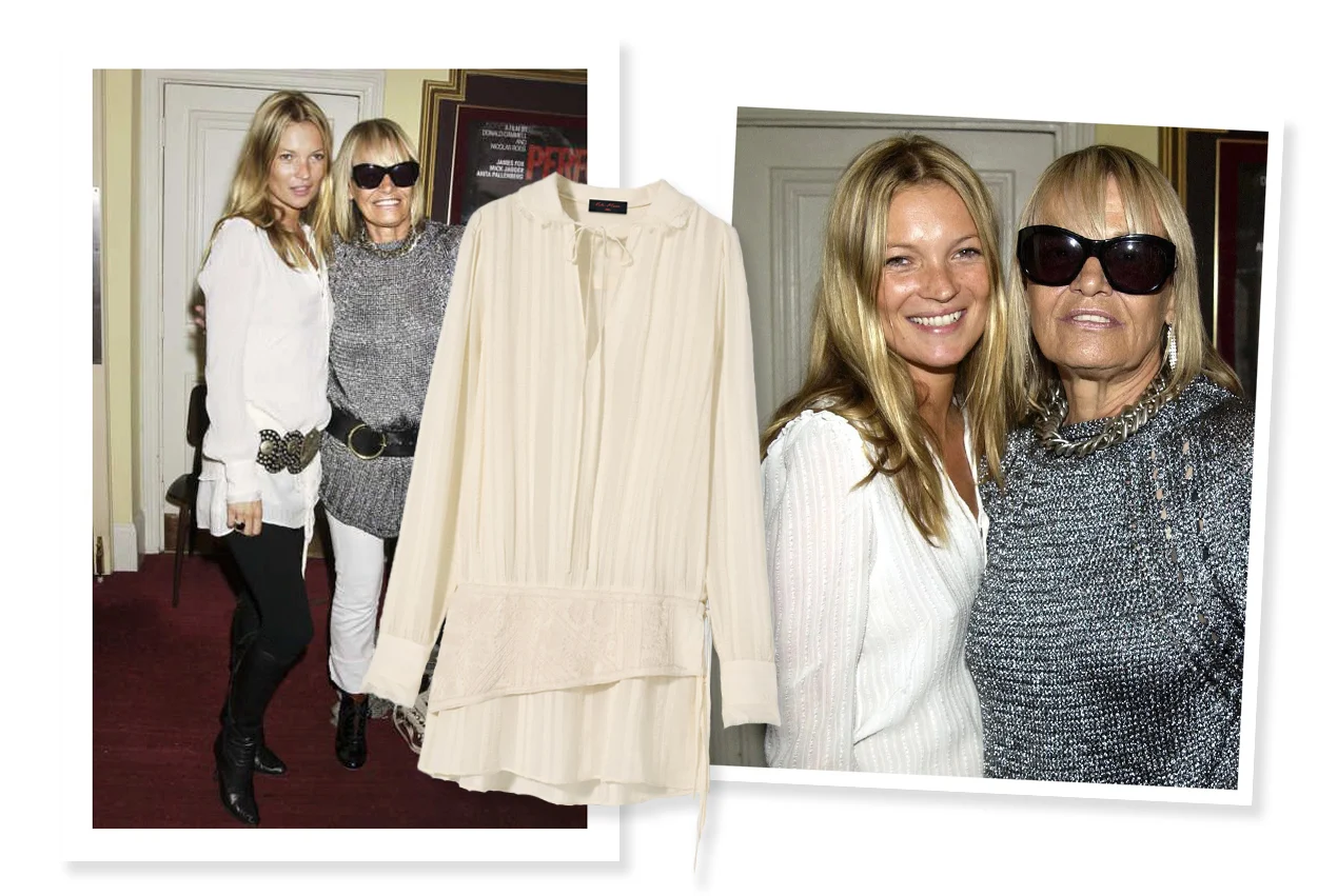 Kate Moss and Anita Pallenberg